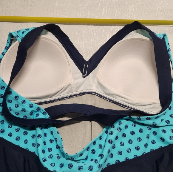SHORE CLUB SIZE 22 WOMEN'S BLUE SWIM - Picture 7 of 9